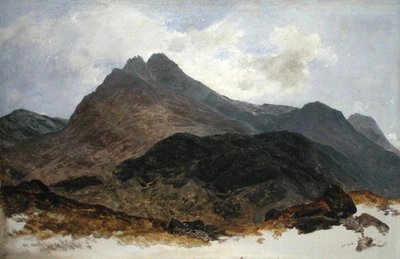 Mountain Study by Sidney Richard (circle of) Percy