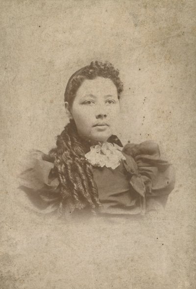 Cabinet Card of an Unidentified Member of the Vass Family by Sidney Rufus Alley