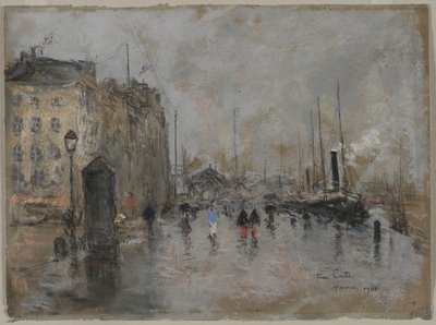 The Grand Quai of Le Havre, 1901 by Siebe Johannes ten Cate