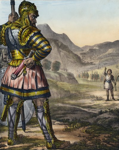 David and Goliath by Siegfried Detler Bendixen