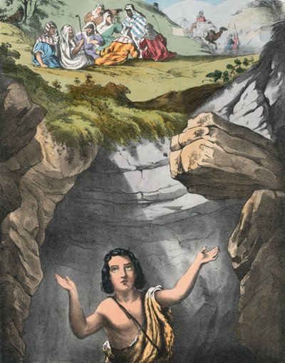 Joseph cast into the Pit by his Brethren by Siegfried Detler Bendixen