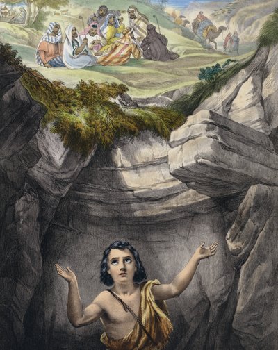 Joseph Cast into the Pit by His Brothers by Siegfried Detler Bendixen