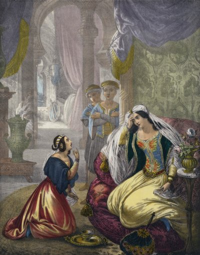 The Captive Hebrew Maid that waited on Naaman