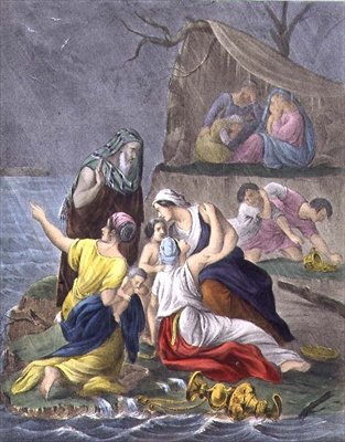 The Flood, from a Bible Printed by Edward Gover by Siegfried Detler Bendixen