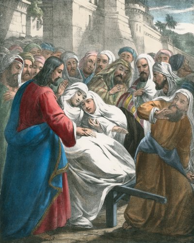 The Son of the Widow of Nain raised to Life by Siegfried Detler Bendixen