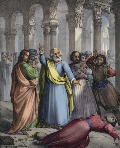 The Death of Ananias by Siegfried Detler Bendixen