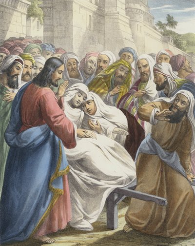 The son of the widow of Nain raised to life by Siegfried Detler Bendixen