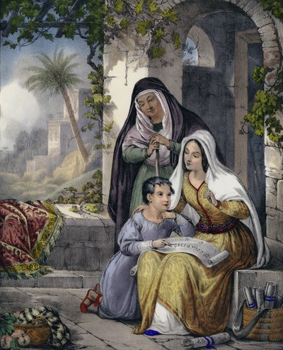 Timothy Being Taught the Scriptures by Siegfried Detler Bendixen