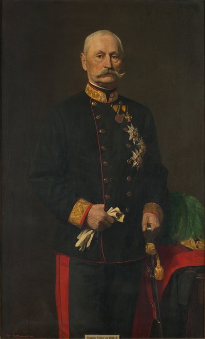 General of the Cavalry Alexander Freiherr von Koller by Siegmund L