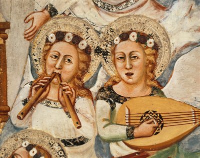 Life of the Virgin: the Dormition and the Assumption of the Virgin (detail) by Sienese School