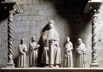 Representation of Guittone Sinibaldi by Sienese School