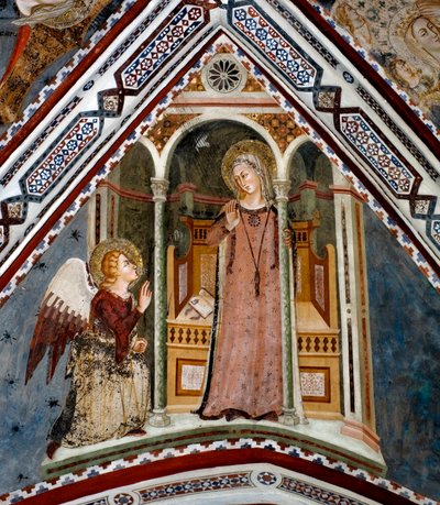 The Annunciation by Sienese School