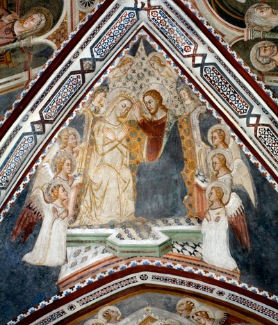 The Coronation of the Virgin by Sienese School