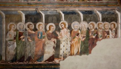 The Incredulity of the Apostle Thomas by Sienese School