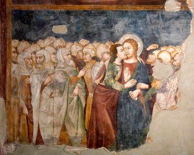 The Kiss of Judas by Sienese School
