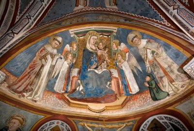 Virgin and Child by Sienese School