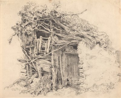 Corner of a Rustic Barn by Sigmund Freudenberger