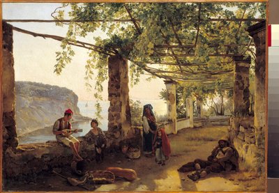 Landscape Near Sorrento on the Amalfi Coast by Silvestr Fedosievich Shchedrin