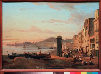 Quay in Naples by Silvestr Fedosievich Shchedrin