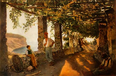 A Terrace by the Sea-shore by Sil