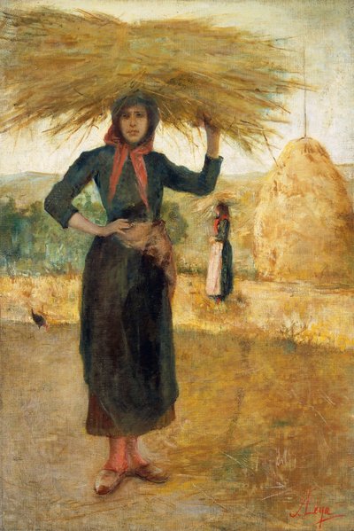 Hay Makers by Silvestro Lega