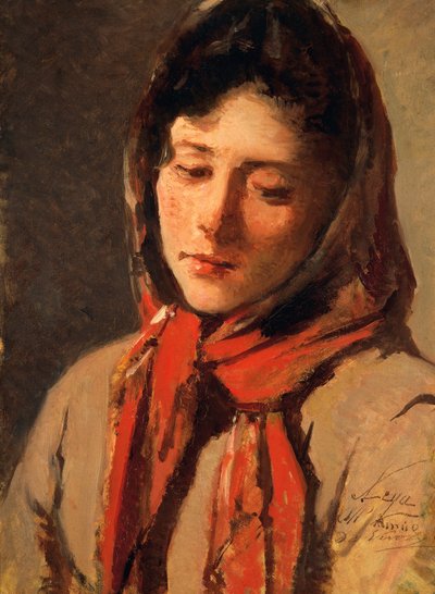 Peasant Girl (Villainous Woman) by Silvestro Lega