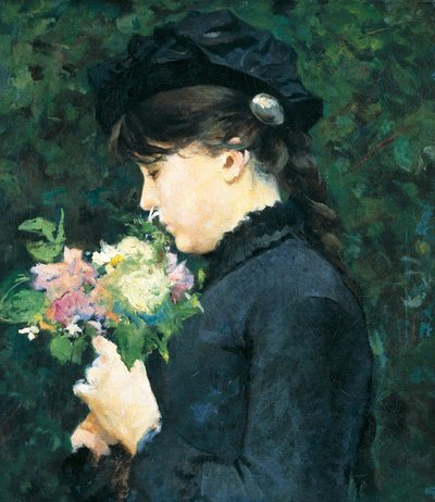 Portrait of Eleonora Tommasi by Silvestro Lega