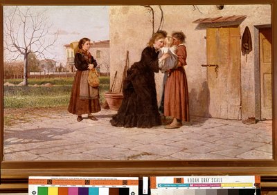 The Visit to the Nurse by Silvestro Lega