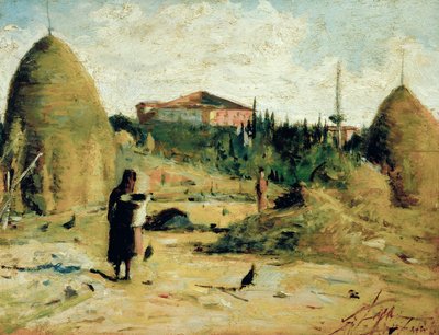 Villa Bandini at Gabbro by Silvestro Lega