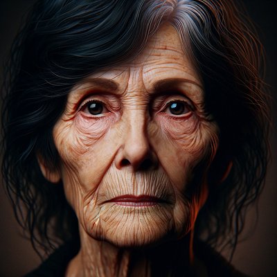 Doris - "AI-shaped Years of Life: Portraits of Timelessness" by Silvia Martini