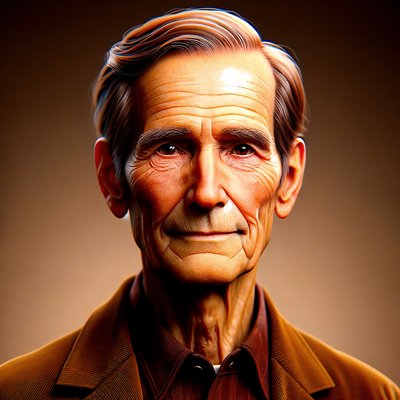 Walter - AI-shaped Years: Portraits of Timelessness by Silvia Martini