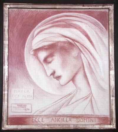 Ecce Ancilla Domini: Mater Dei Alma by Simeon Solomon