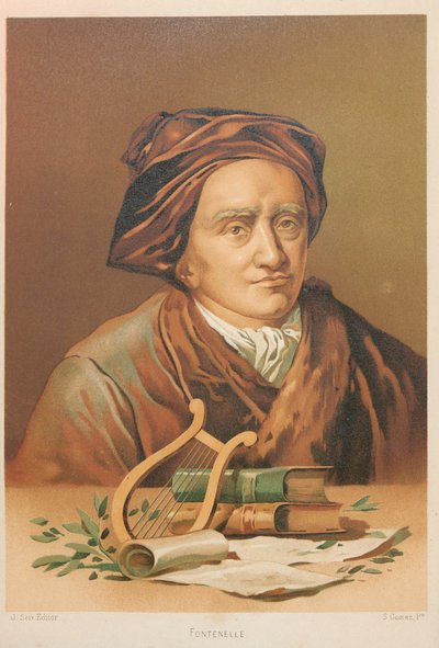 Portrait of Bernard le Bovier de Fontenelle by Simón Gómez
