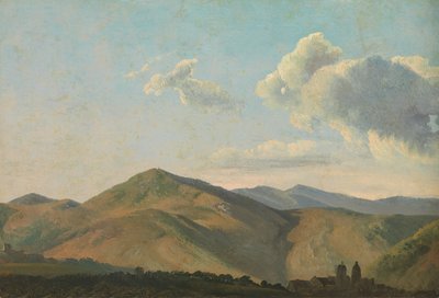 Mountainous Landscape at Vicovaro by Simon Alexandre Clément Denis