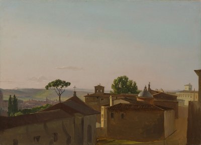 View on the Quirinal Hill, Rome by Simon Alexandre Clément Denis
