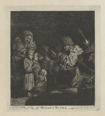 Saint Nicholas Eve (St. Nicholas Eve) by Simon Andreas Krausz