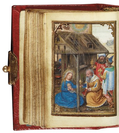 Folio from a miniature Book of Hours, use of Rome, Bruges, 1530-35 by Simon Bening