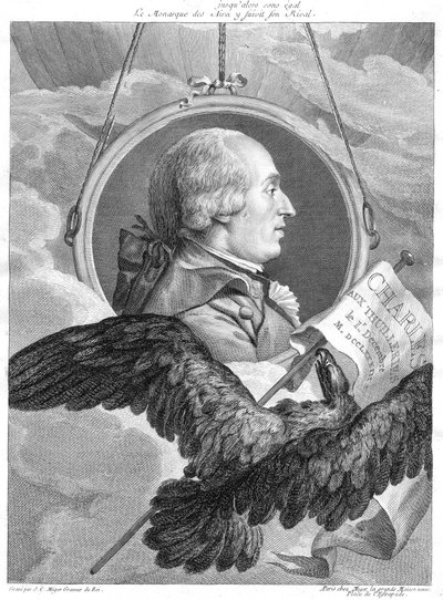Jacques Alexandre Cesar Charles, French Physicist, c1783 by Simon Charles Miger