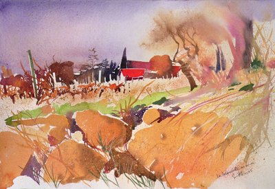 La Colombette in Winter, France, 2004 by Simon Fletcher