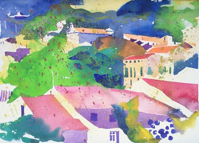 The Grapes of Faugeres, 2003 France by Simon Fletcher