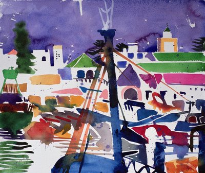 Moroccan Port III by Simon Fletcher