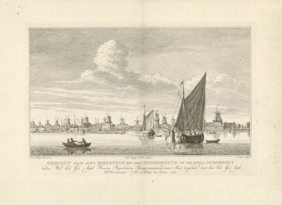 View of the Biesbosch and the Noordendijk near Dordrecht by Simon Fokke
