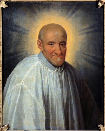 Portrait of Saint Vincent de Paul, Founder of the Congregations of the Daughters of Charity by Simon Francois