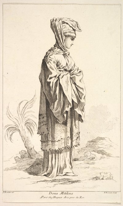 Dona Mitilena by Simon Francois Ravenet
