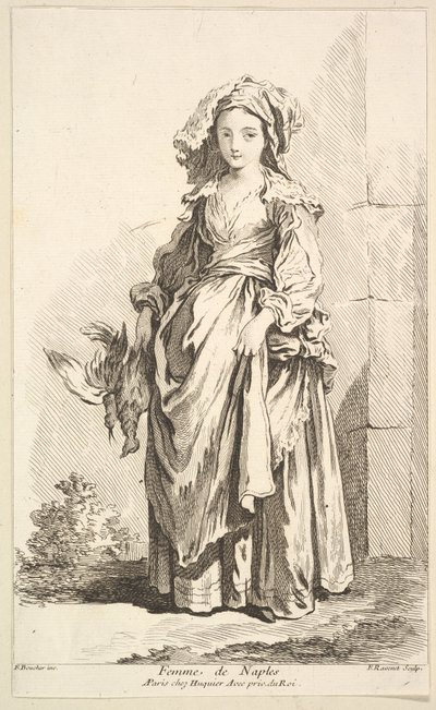 Woman of Naples by Simon Francois Ravenet