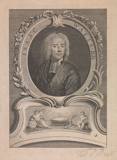Isaac Watts by Simon Francois Ravenet