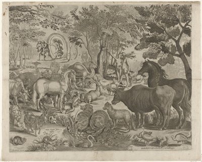 Expulsion from Paradise by Simon Frisius
