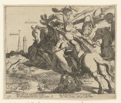 François de la Noue Captured During the Battle of Ingelmunster, 1580 by Simon Frisius