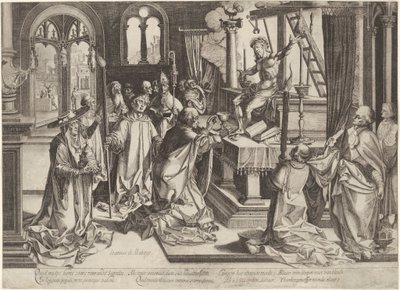 Mass of Saint Gregory by Simon Frisius