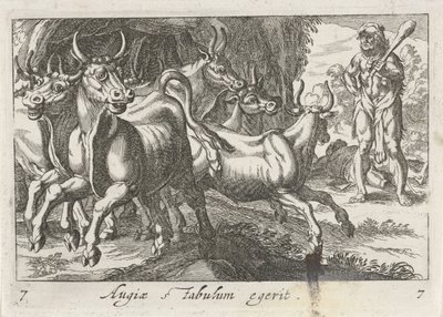 Hercules Tending the Herd of Geryon by Simon Frisius